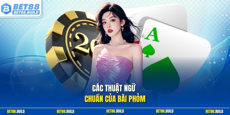 Các thuật ngữ chuẩn của bài Phỏm